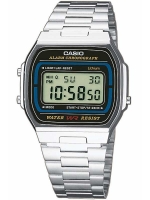 Часы: Casio A164WA-1VES Collection Herren 35mm 3ATM
