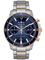 Часы: Bulova 98B301 Marine Star Chronograph 45mm 20ATM