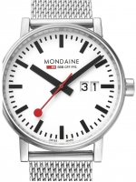 Watch: Watch unisex Mondaine MSE.40210.SM evo2 40mm 3ATM
